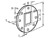 波导衬料&mdash;&mdash;模切圆形